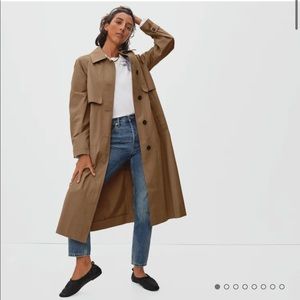 NWT Everlane The Long Mac Coat